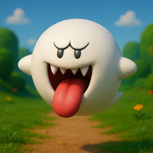 👻 Boo-Inspired 3D Model — Mischief in Every Polygon