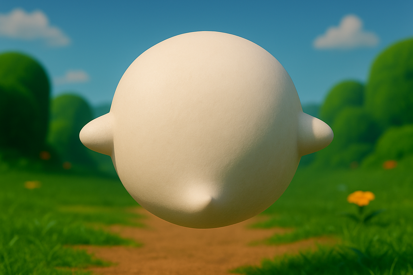 👻 Boo-Inspired 3D Model — Mischief in Every Polygon